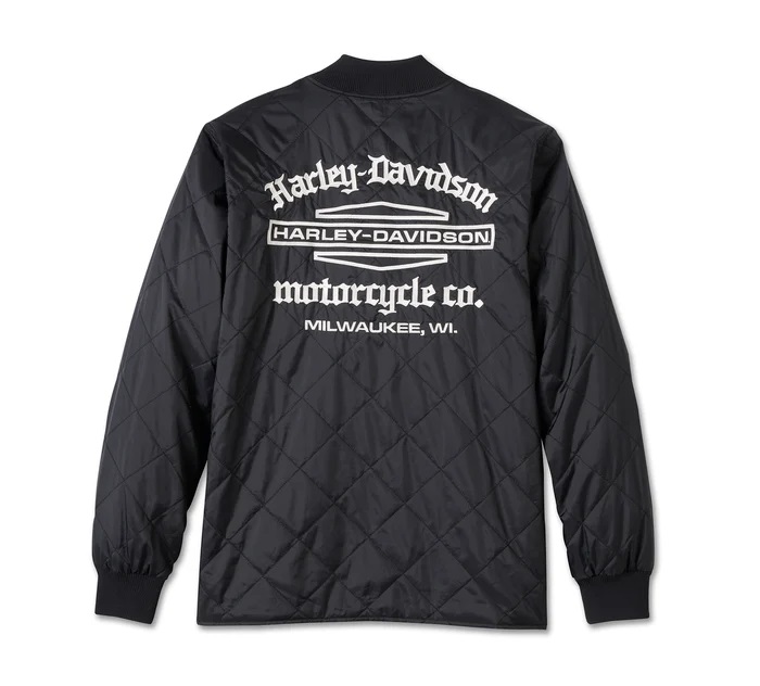 HARLEY DAVIDSON JACKET-WOVEN,BLACK