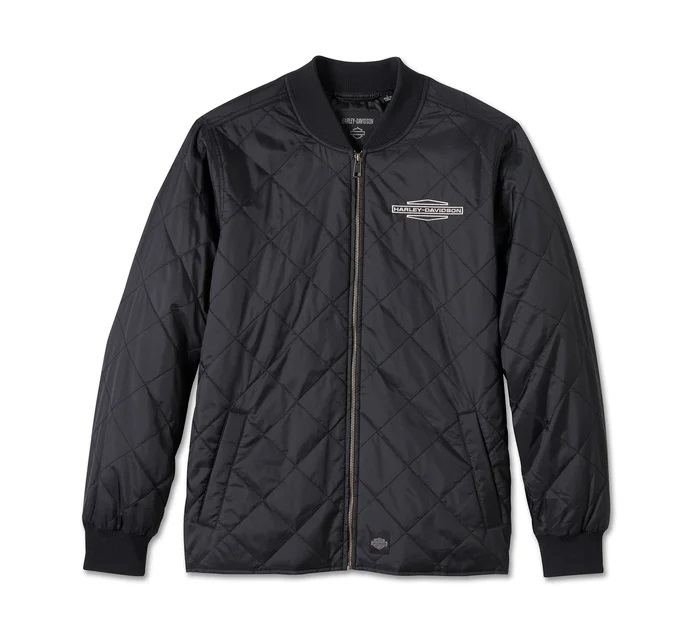 HARLEY DAVIDSON JACKET-WOVEN,BLACK