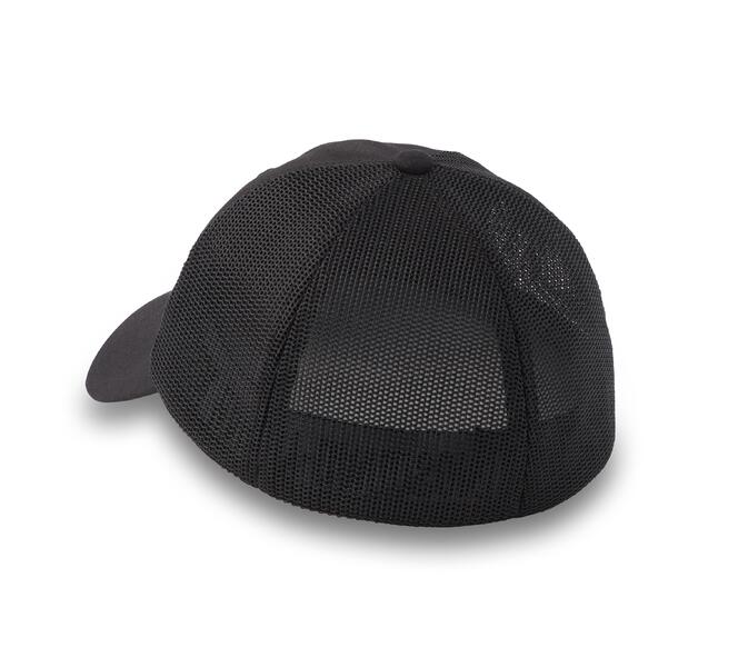 HARLEY DAVIDSON HAT-WOVEN,BLACK