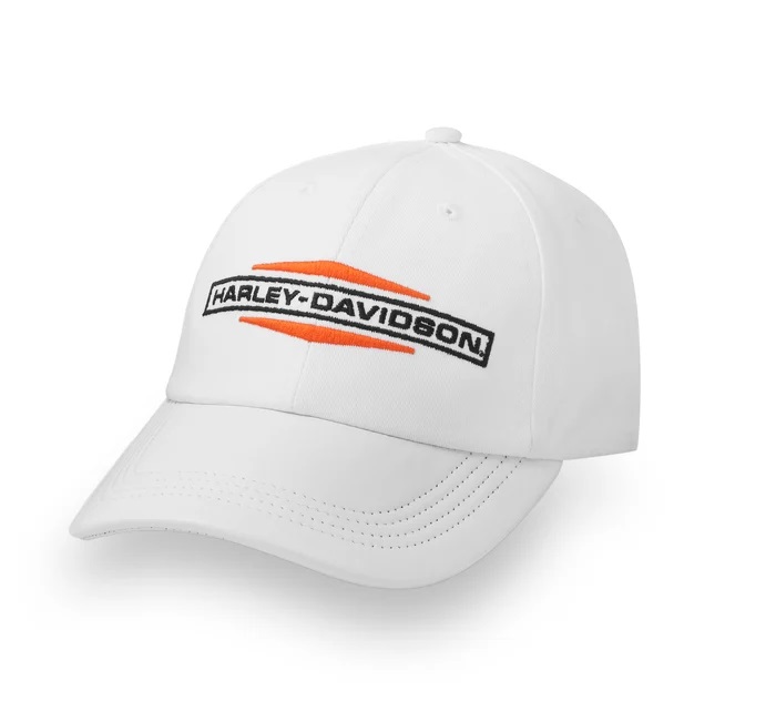 HARLEY DAVIDSON HAT-WOVEN,WHITE