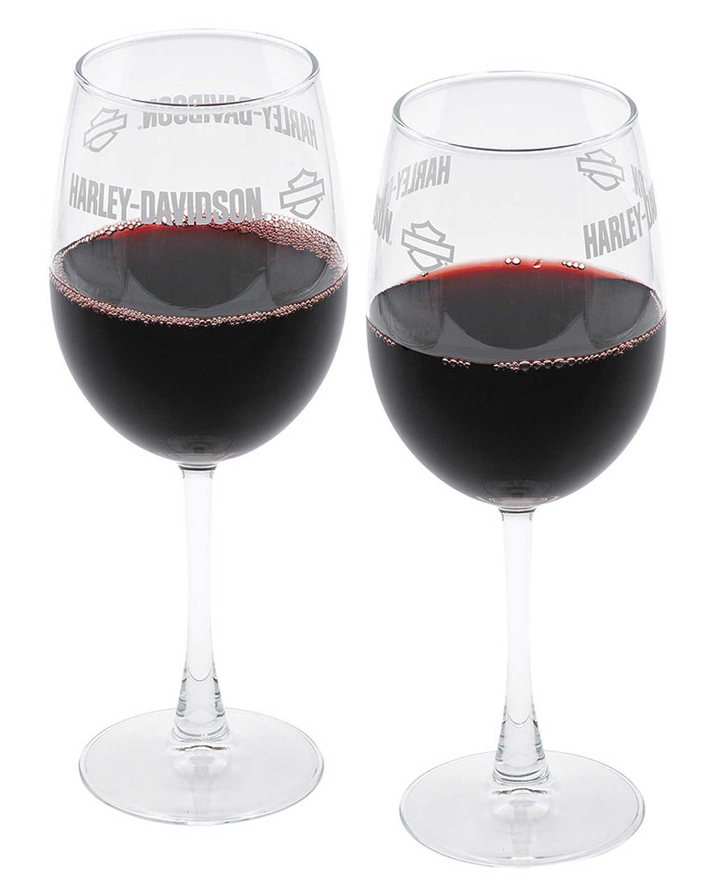 HARLEY DAVIDSON PREMIER WINE GLASS SET