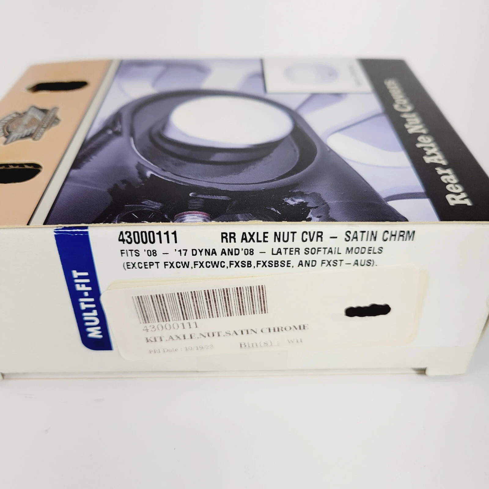 Cache-écrous d&rsquo;essieu arrière Harley-Davidson