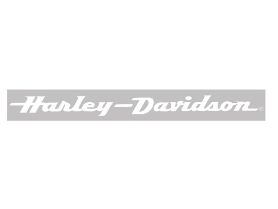 HARLEY DAVIDSON VOITURE - AUTOCOLLANT PARE-BRISE - BLANC