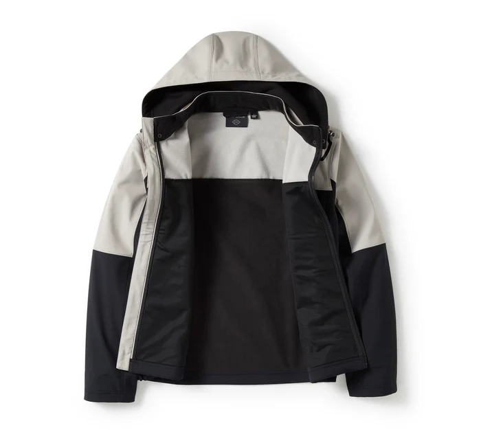 HARLEY DAVIDSON HOMME – MANTEAU COUPE VENT WILLIE G – NOIR/GRIS