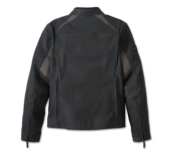 HARLEY DAVIDSON HOMME – MANTEAU CUIR PARADIGM – NOIR