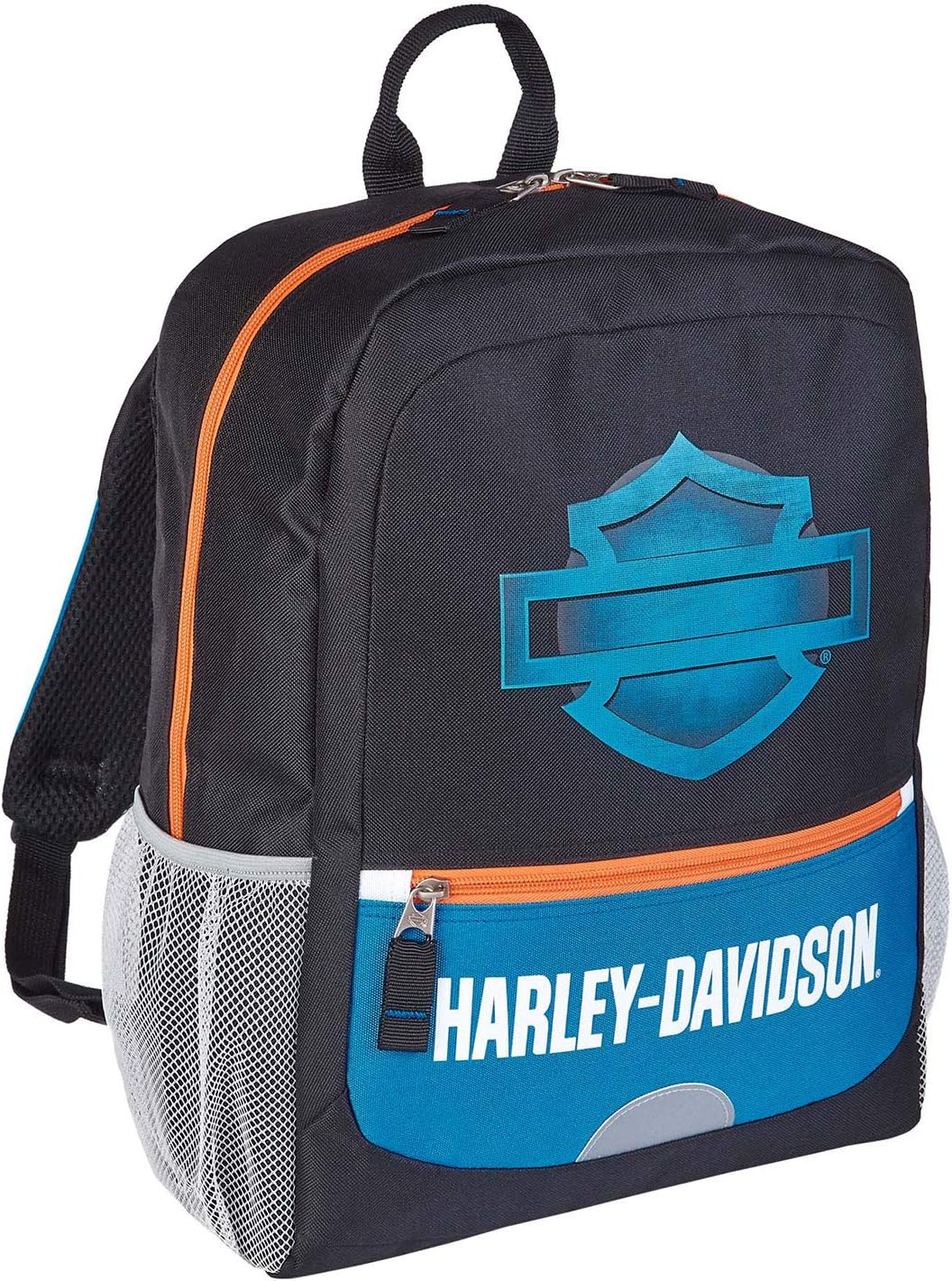 HARLEY DAVIDSON ENFANT - SAC À DOS GARÇONS - NOIR/BLEU/ORANGE