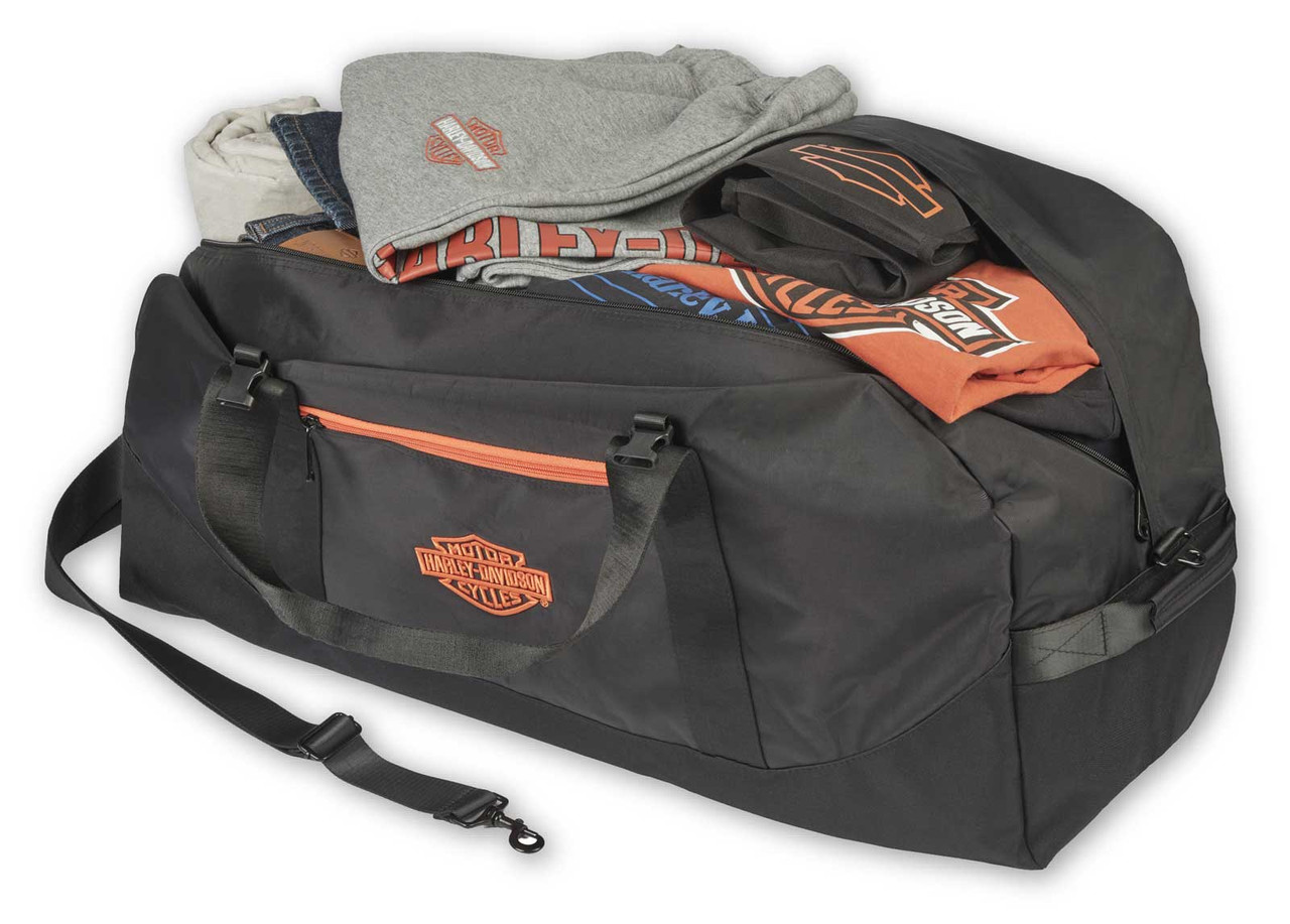 HARLEY DAVIDSON VOYAGE – SAC BANDOUILLÈRE LARGE – NOIR
