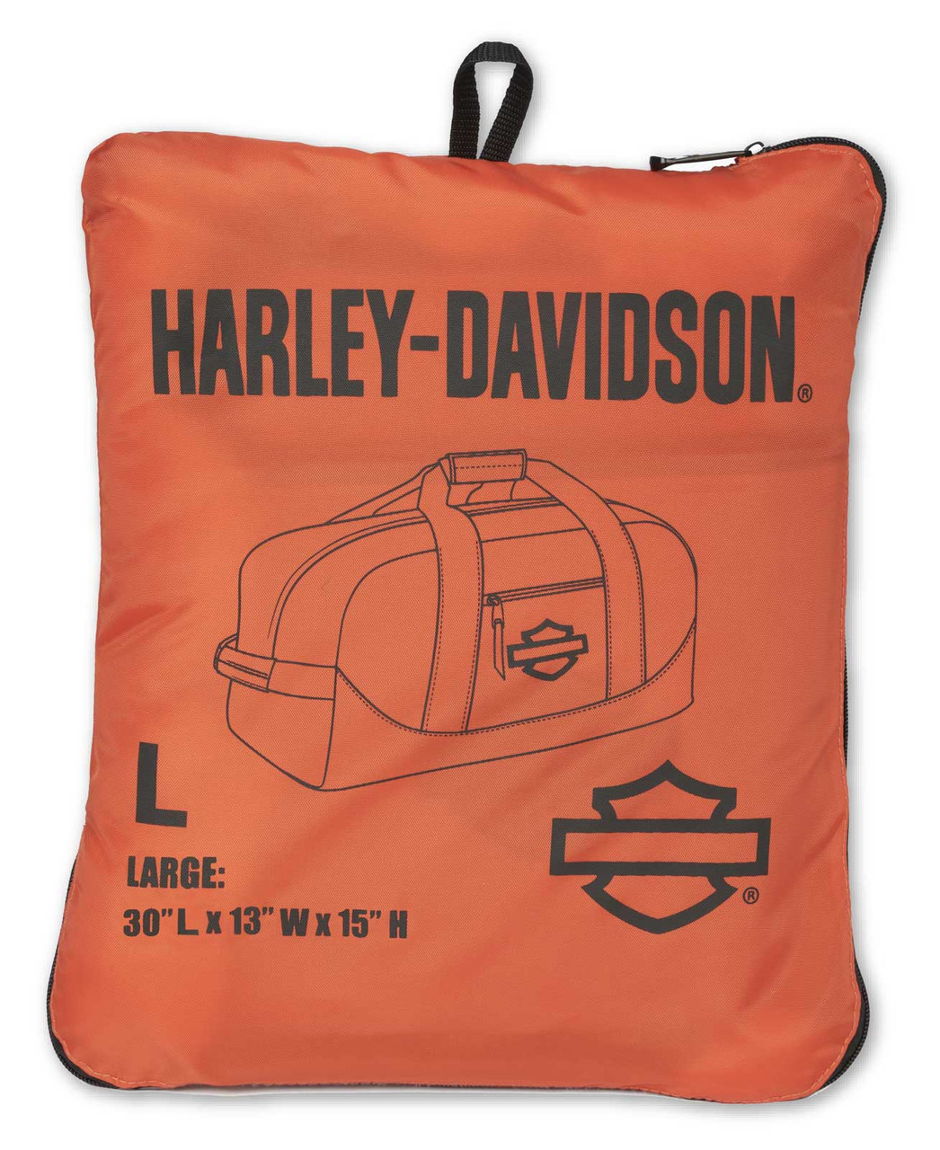 HARLEY DAVIDSON VOYAGE – SAC BANDOUILLÈRE LARGE – ORANGE