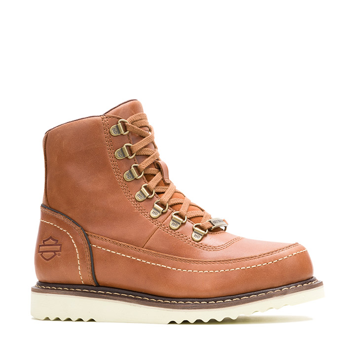 HARLEY DAVIDSON FEMME - BOTTE DE MOTO JUNO LACE - TAN