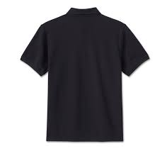 HARLEY DAVIDSON HOMME – POLO MANCHES COURTES – NOIR