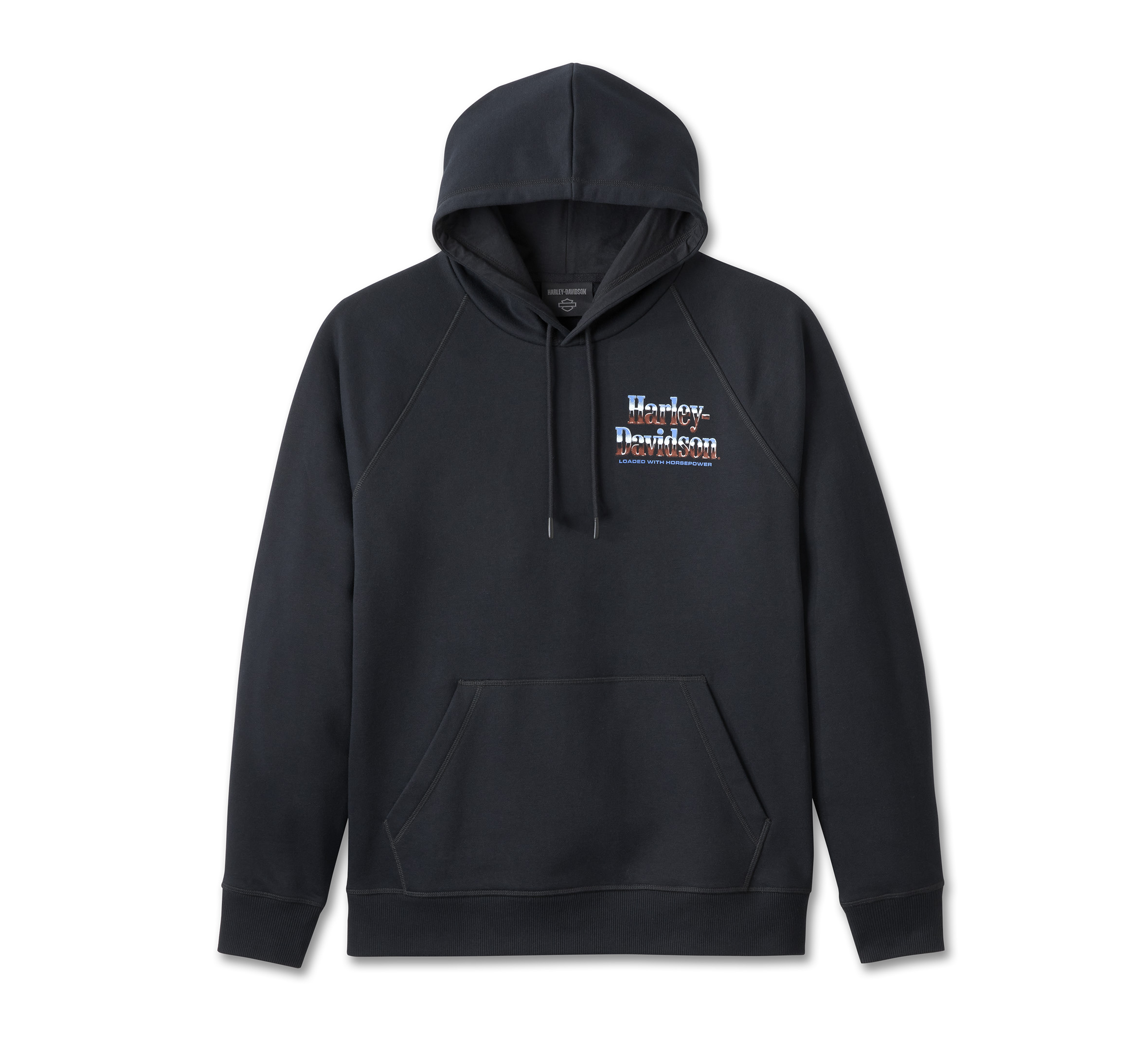 HARLEY DAVIDSON HOMME - CHANDAIL À CAPUCHON HORSEPOWER - NOIR