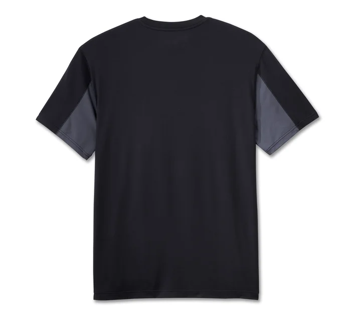 HARLEY DAVIDSON HOMME – T-SHIRT GENUINE OIL – NOIR/GRIS