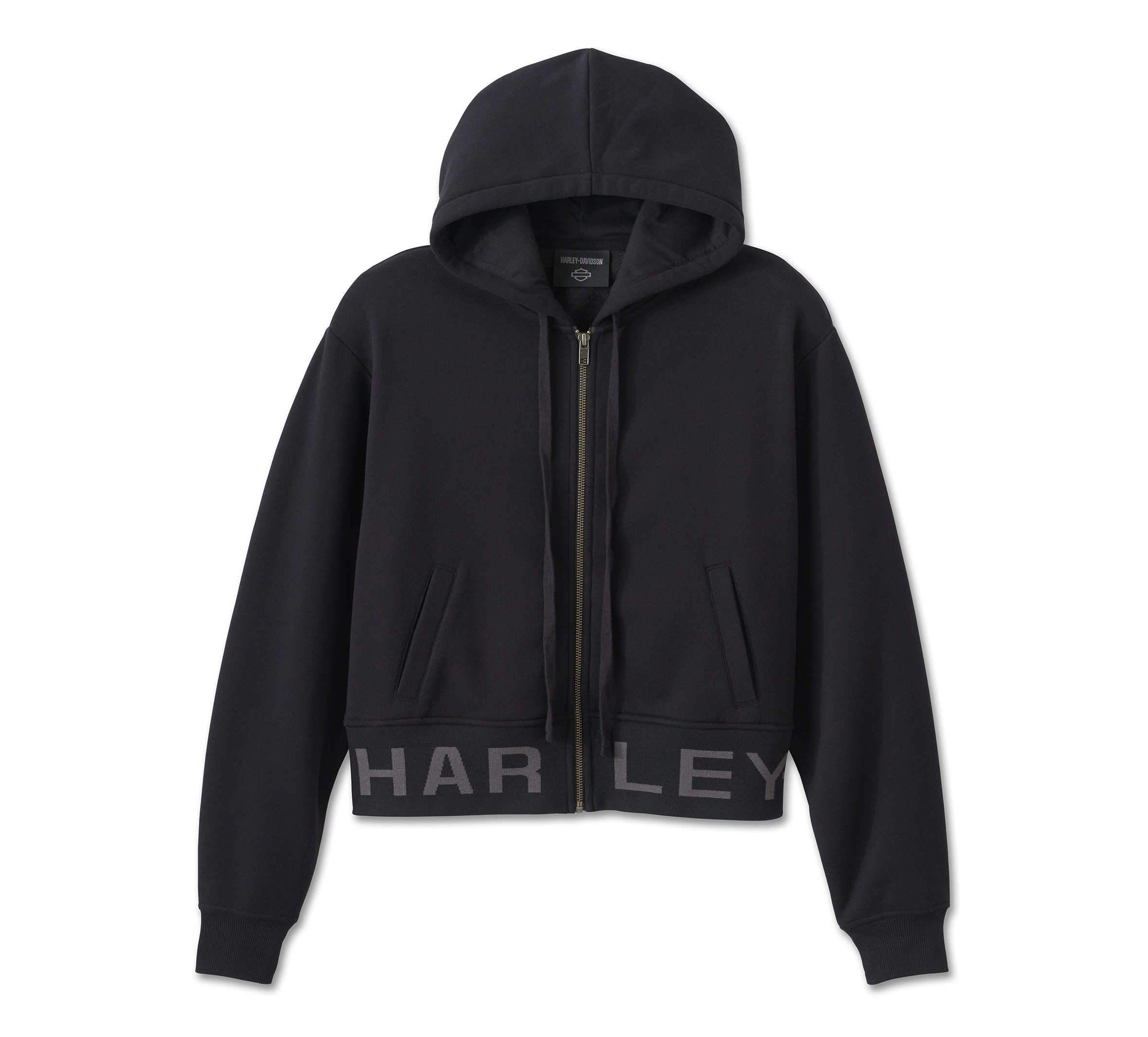 HARLEY DAVIDSON FEMME - VESTE À CAPUCHON - NOIR