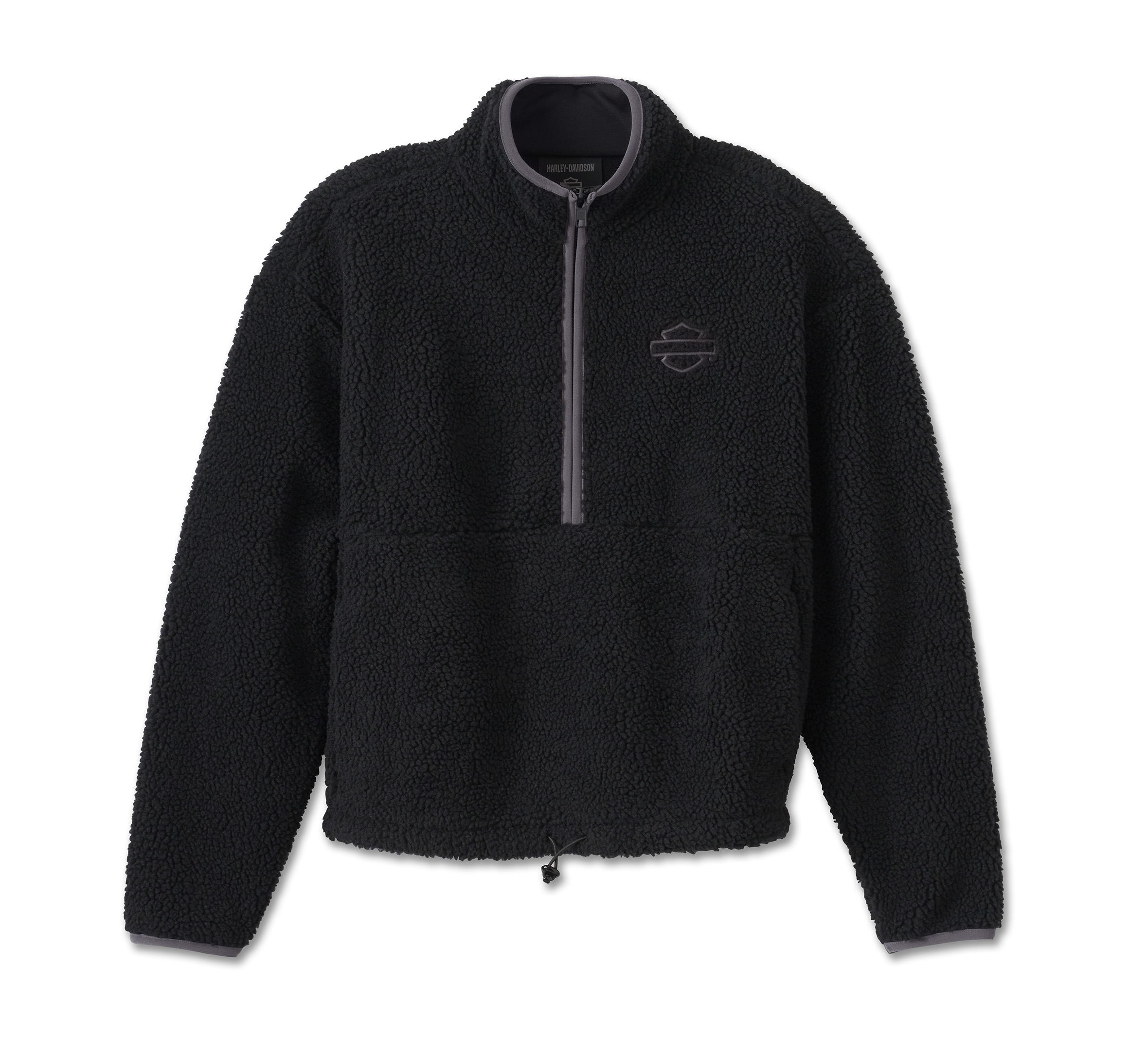 HARLEY DAVIDSON FEMME - CHANDAIL SHERPA - NOIR