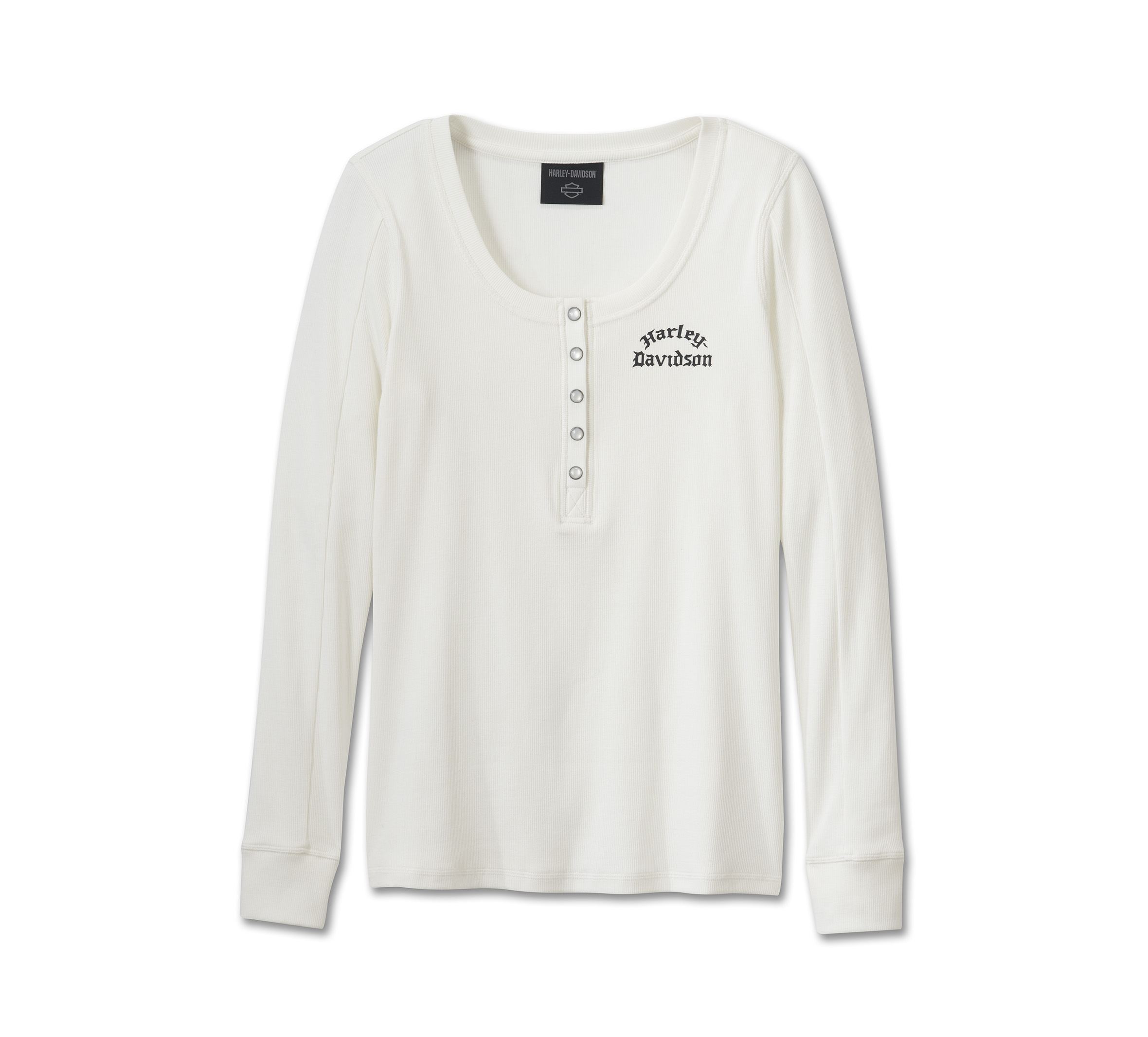 HARLEY DAVIDSON FEMME - CHANDAIL MANCHES LONGUES - BLANC