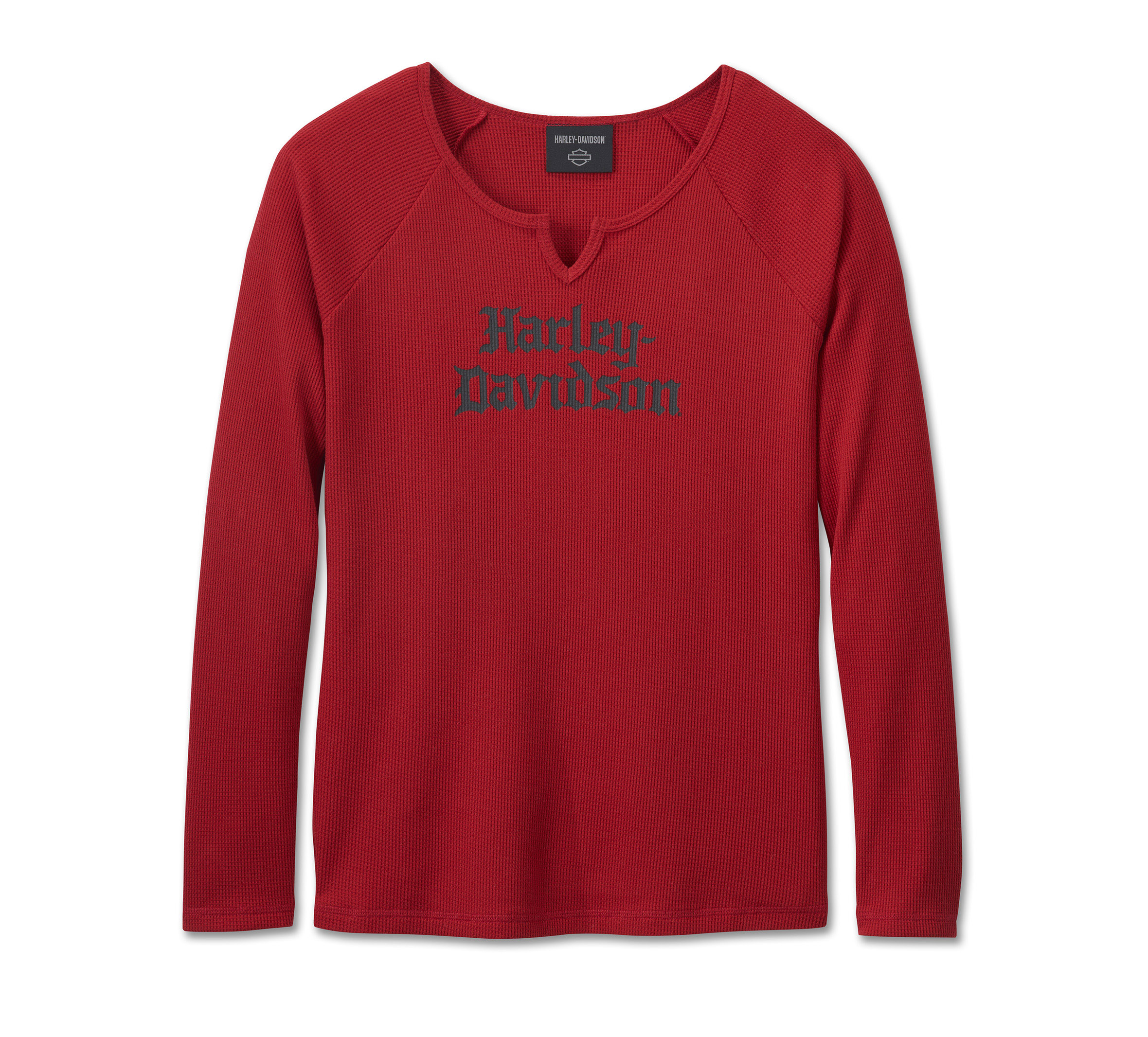 HARLEY DAVIDSON FEMME - CHANDAIL MANCHES LONGUES - ROUGE
