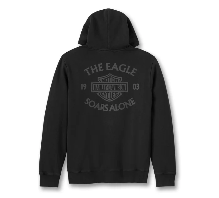 HARLEY DAVIDSON HOMME – CHANDAIL À CAPUCHON – NOIR