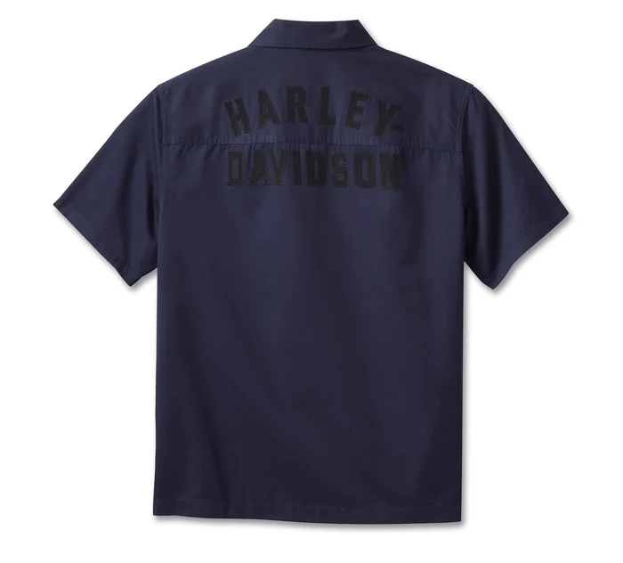 HARLEY DAVIDSON HOMME – CHEMISE WORK STAPLE – MARINE