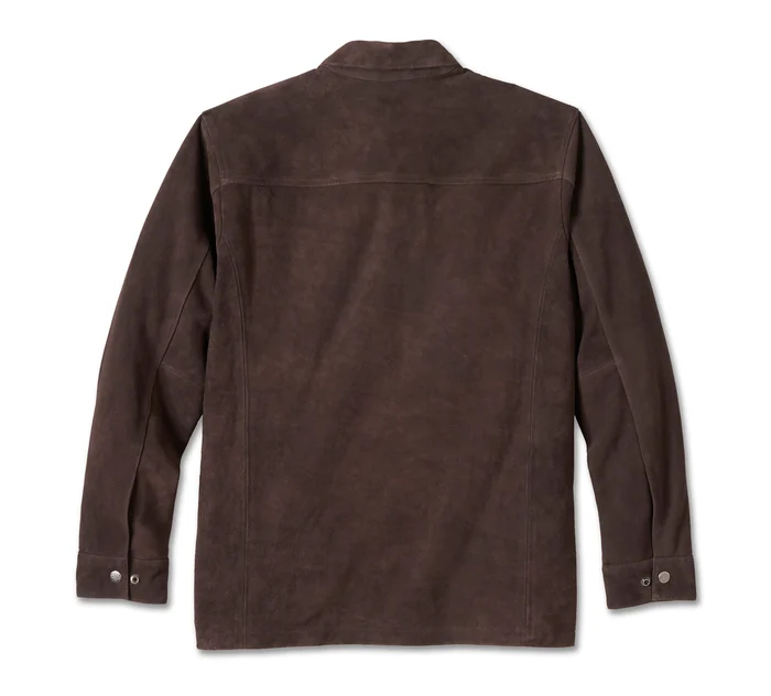 HARLEY DAVIDSON HOMME – MANTEAU DE SUÈDE – BRUN