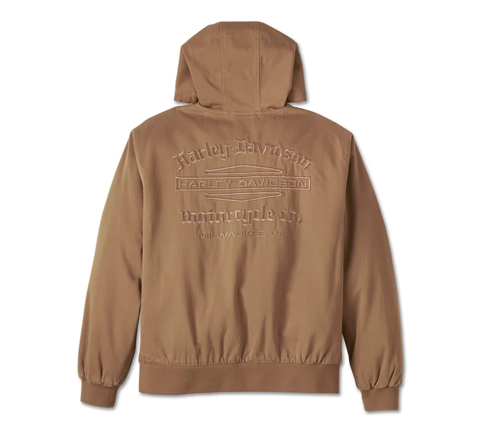 HARLEY DAVIDSON HOMME – MANTEAU À CAPUCHON – TAN