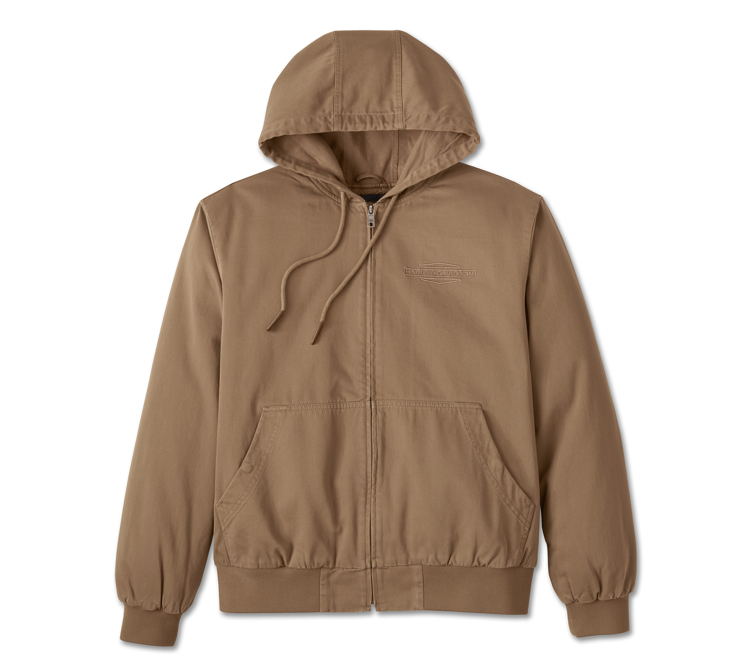 HARLEY DAVIDSON HOMME - MANTEAU À CAPUCHON - TAN