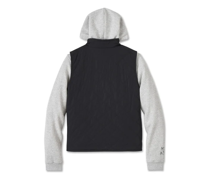 HARLEY DAVIDSON FEMME – MANTEAU 3EN1 – GRIS/NOIR