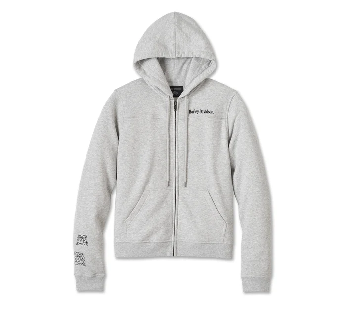 HARLEY DAVIDSON FEMME – MANTEAU 3EN1 – GRIS/NOIR