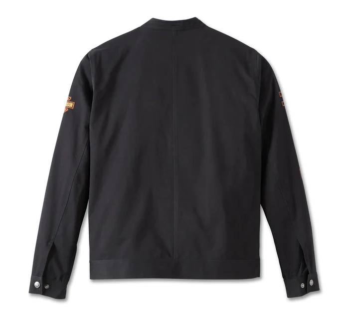 HARLEY DAVIDSON HOMME – MANTEAU WHIPLASH – NOIR/ORANGE