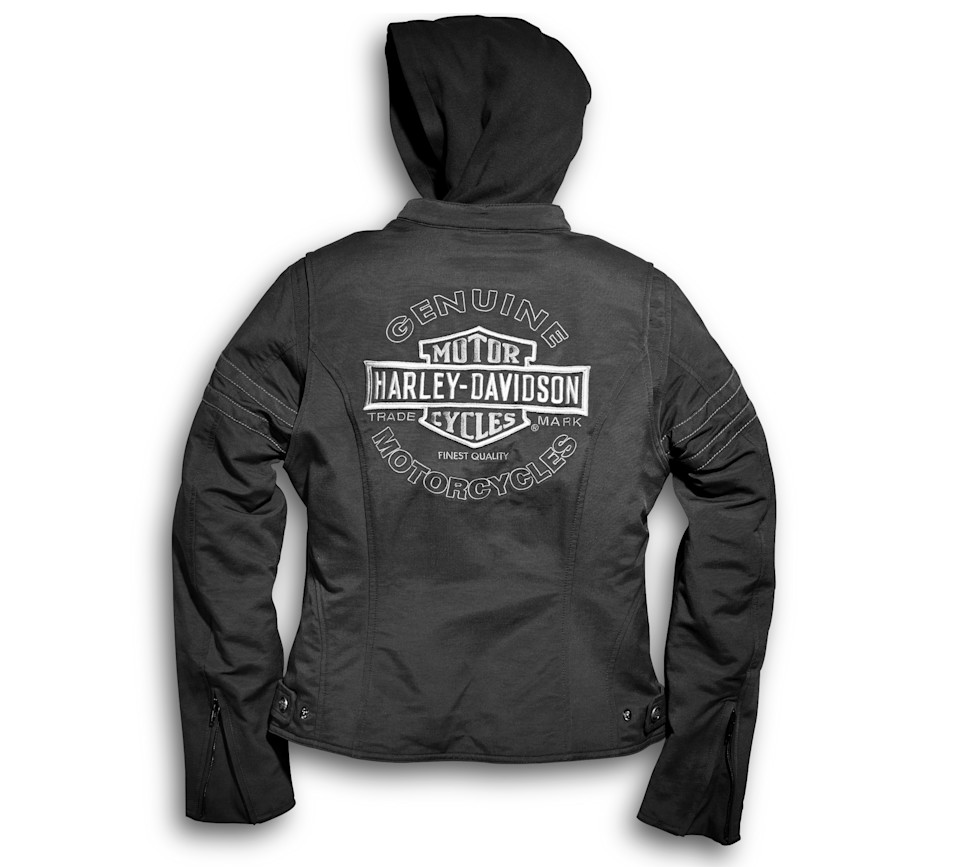 HARLEY DAVIDSON JKT-MISS ENTHUSIAST,3IN1WOMENS, BLACK