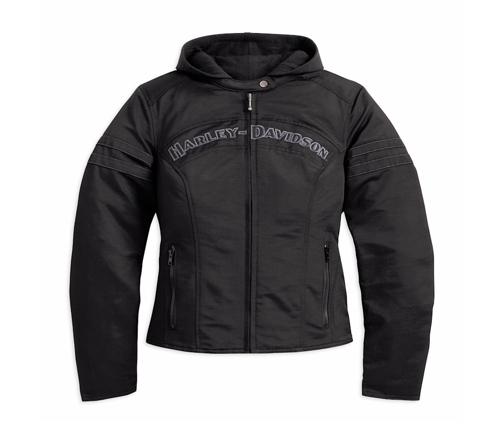 HARLEY DAVIDSON JKT-MISS ENTHUSIAST,3IN1WOMENS, BLACK
