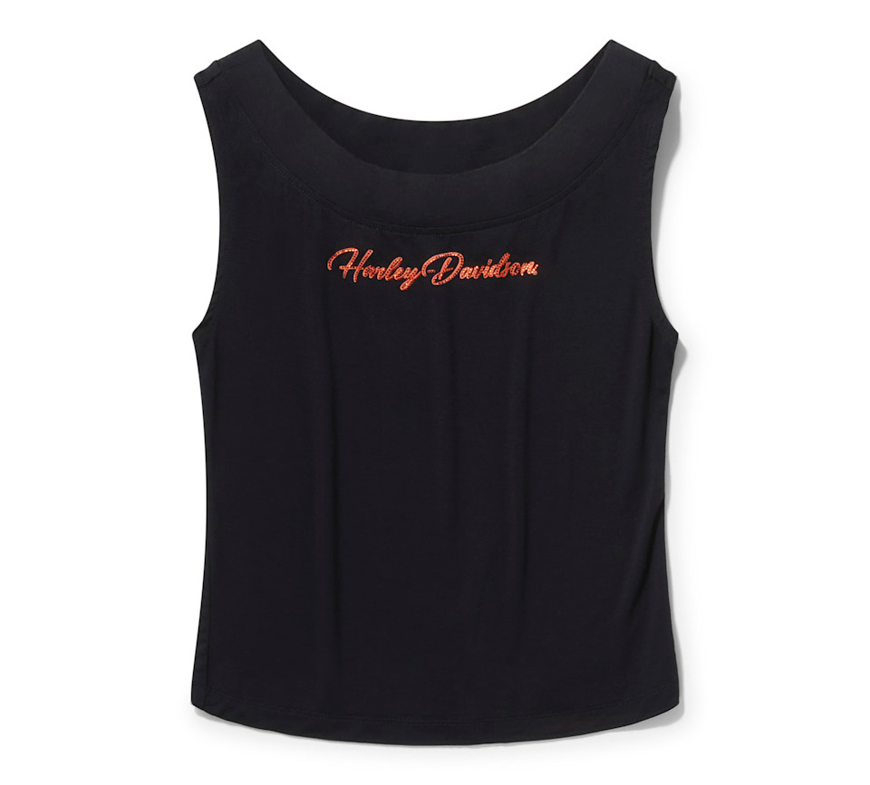 HARLEY DAVIDSON TOP-KNIT,BLACK