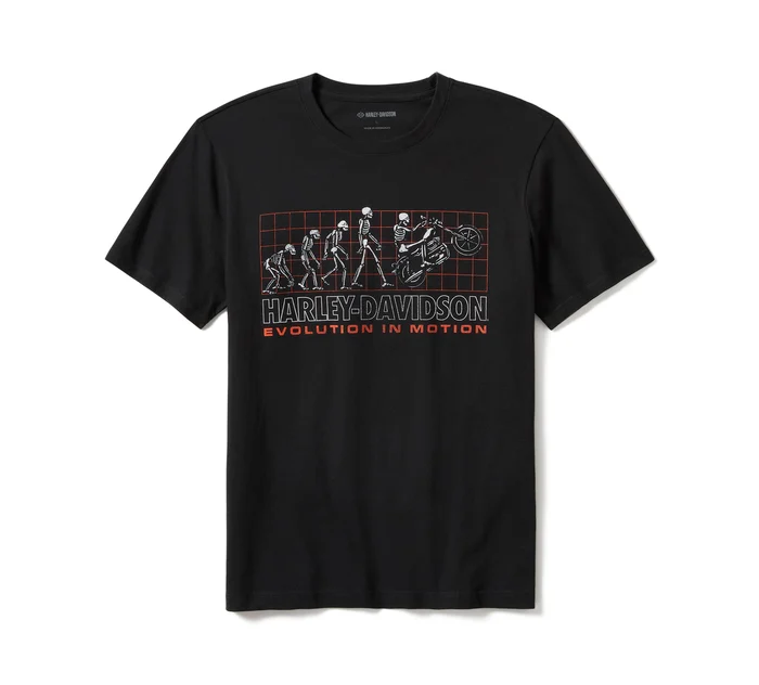 HARLEY DAVIDSON HOMME - TSHIRT EVOLUTION - NOIR