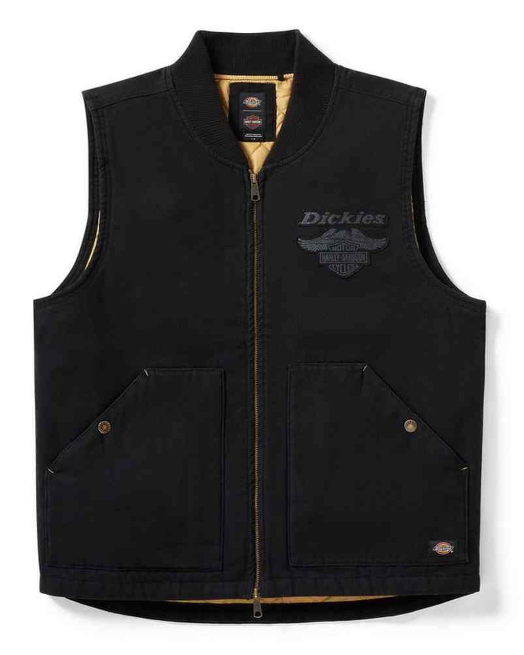 HARLEY DAVIDSON X DICKIES HOMME - VESTE SANS MANCHE - NOIR