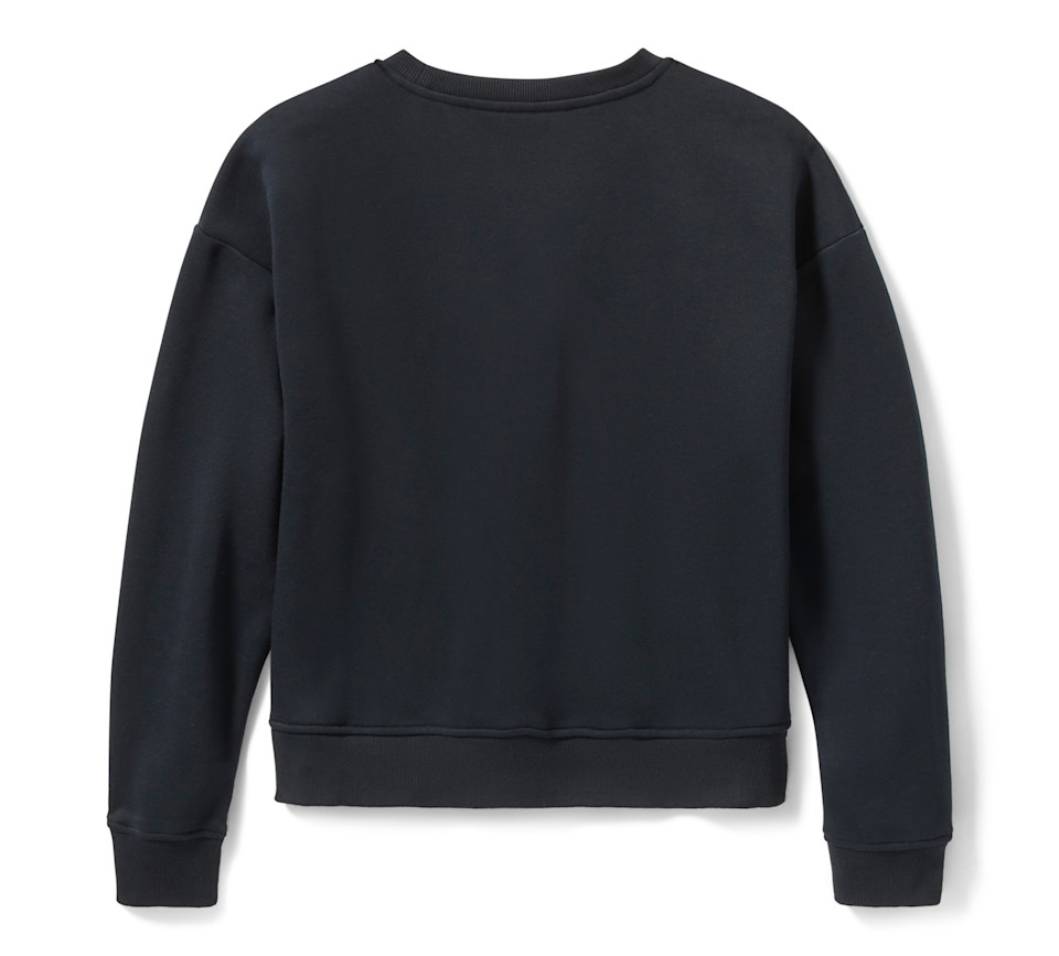 HARLEY DAVIDSON PULLOVER-KNIT,BLACK
