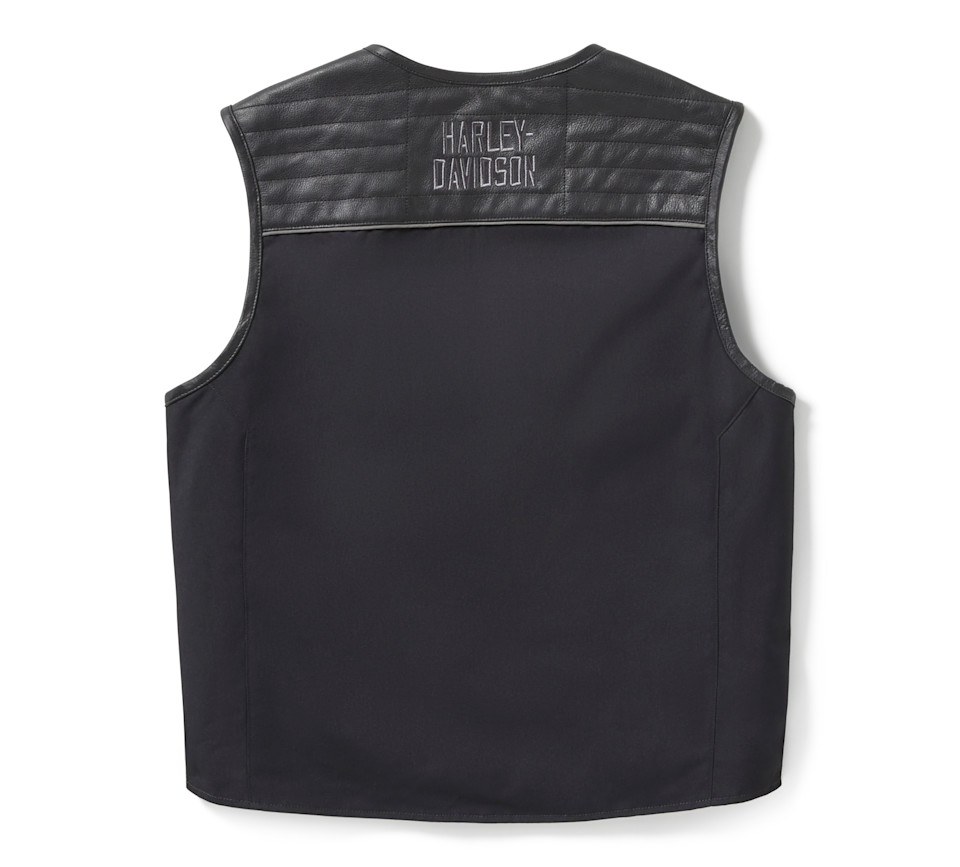 HARLEY DAVIDSON VEST-TEXTILE,UTILITY,BLACK