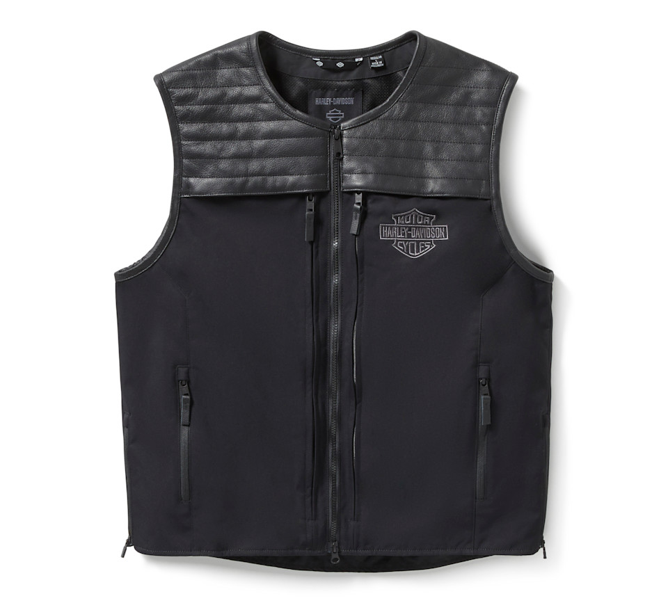 HARLEY DAVIDSON VEST-TEXTILE,UTILITY,BLACK