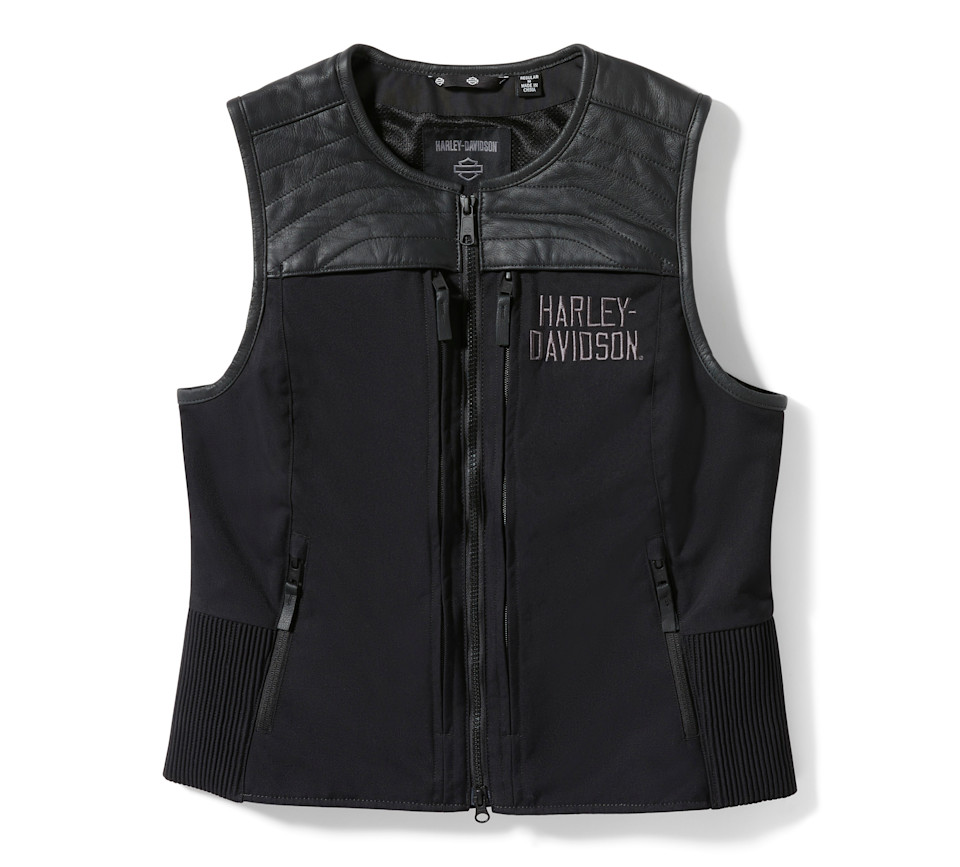 HARLEY DAVIDSON VEST-TEXTILE,UTILITY,BLACK