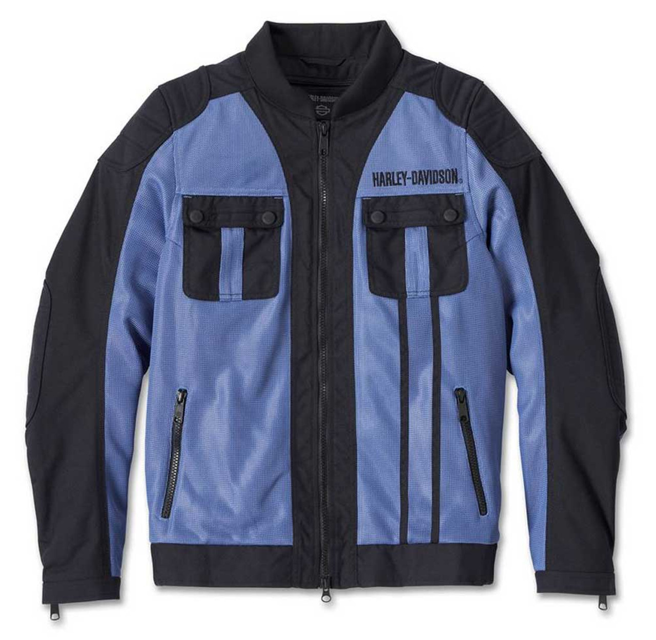 HARLEY DAVIDSON FEMME - MANTEAU MESH ZEPHYR - NOIR/BLEU