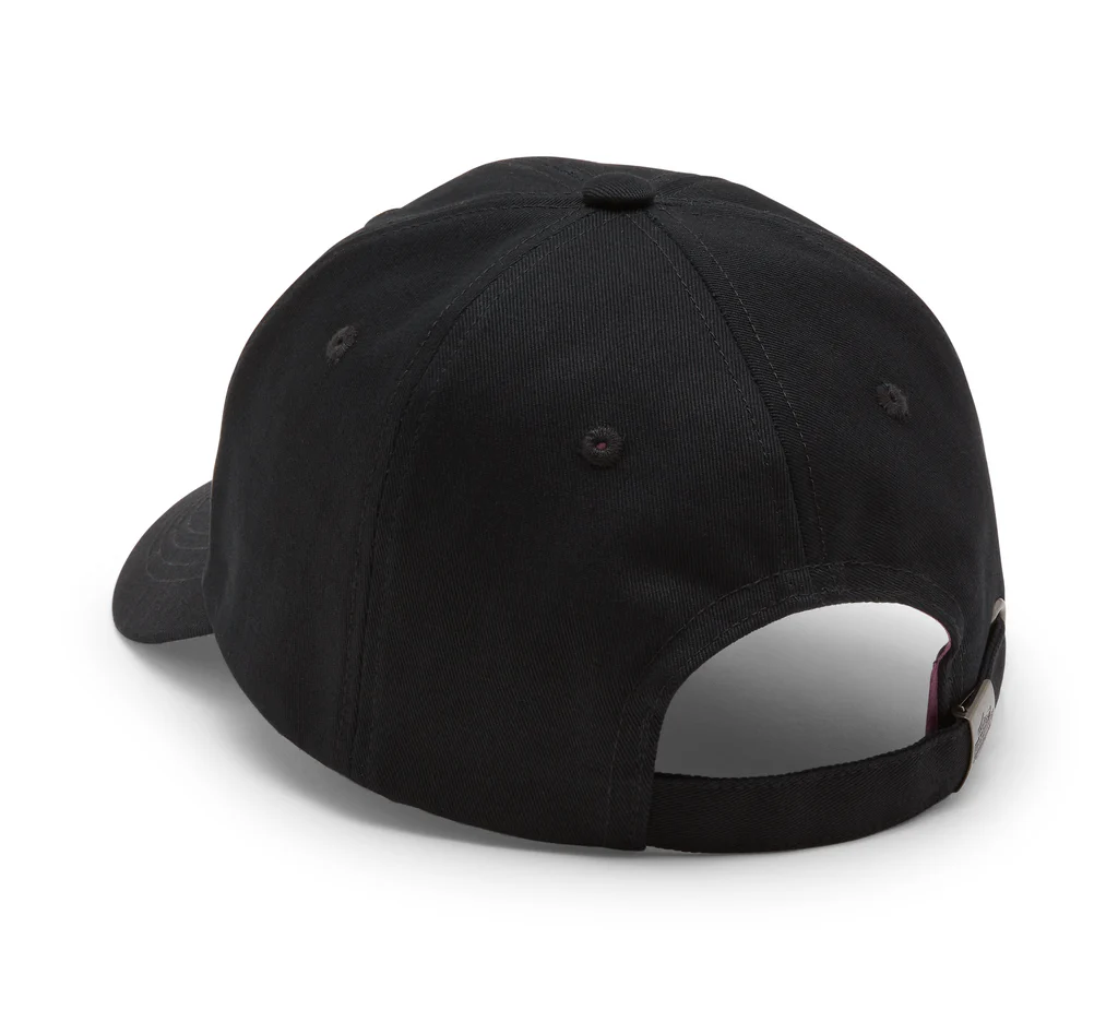 HARLEY DAVIDSON FEMME – CASQUETTE ROSE&TORN – NOIR/ROSE