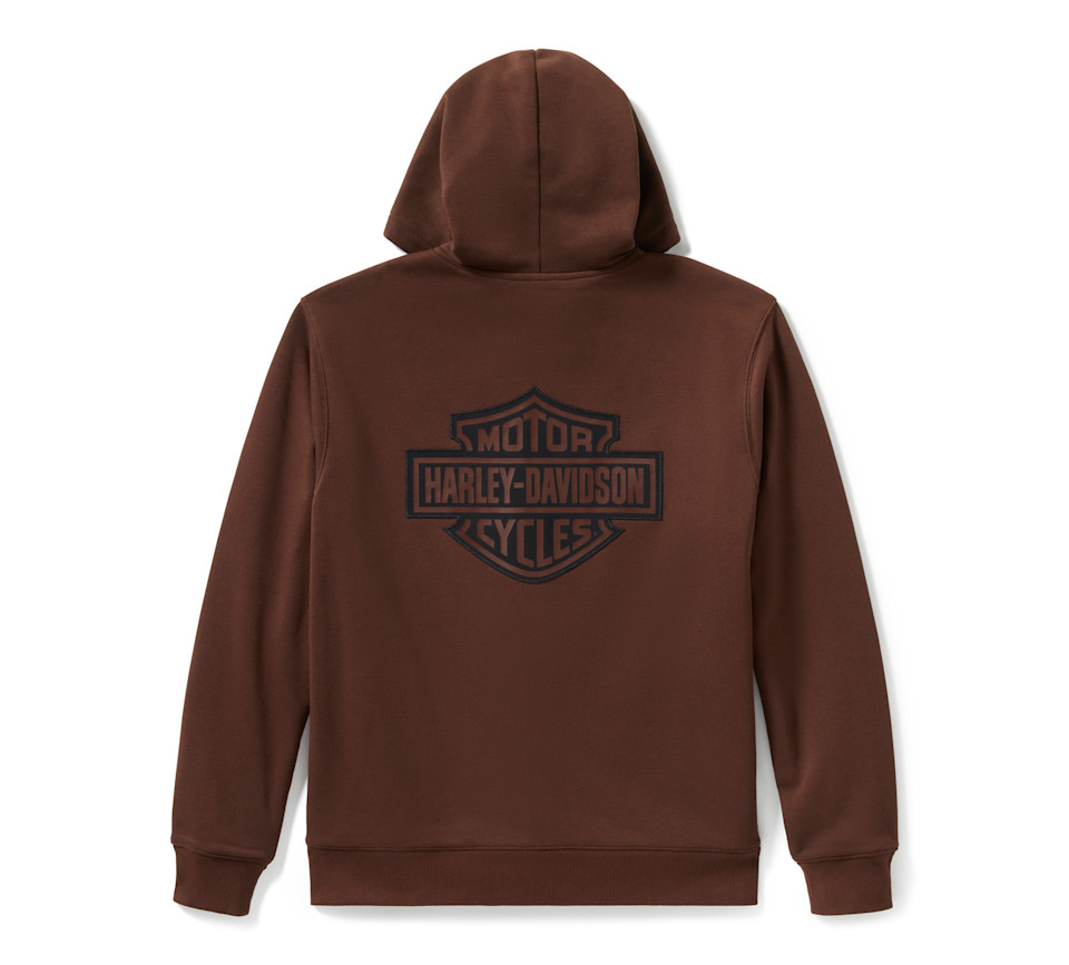 HARLEY DAVIDSON HODDIE-KNIT,BROWN