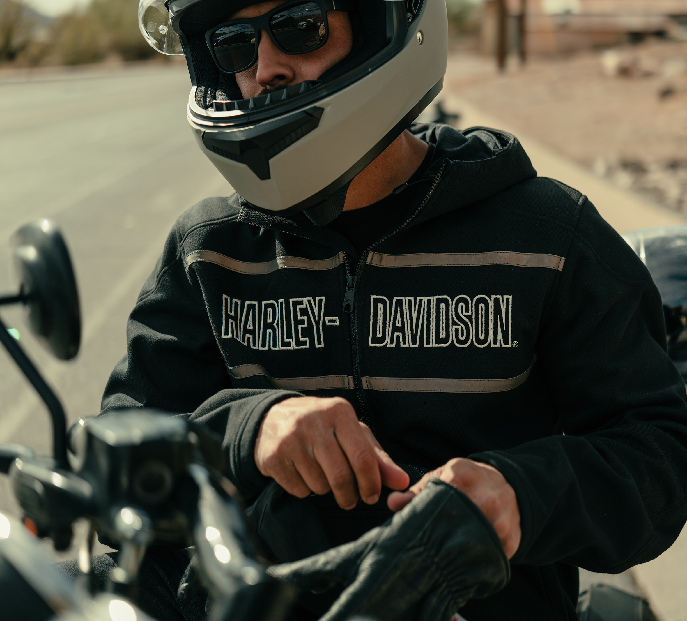 HARLEY DAVIDSON HOMME – MANTEAU TRENTON – NOIR
