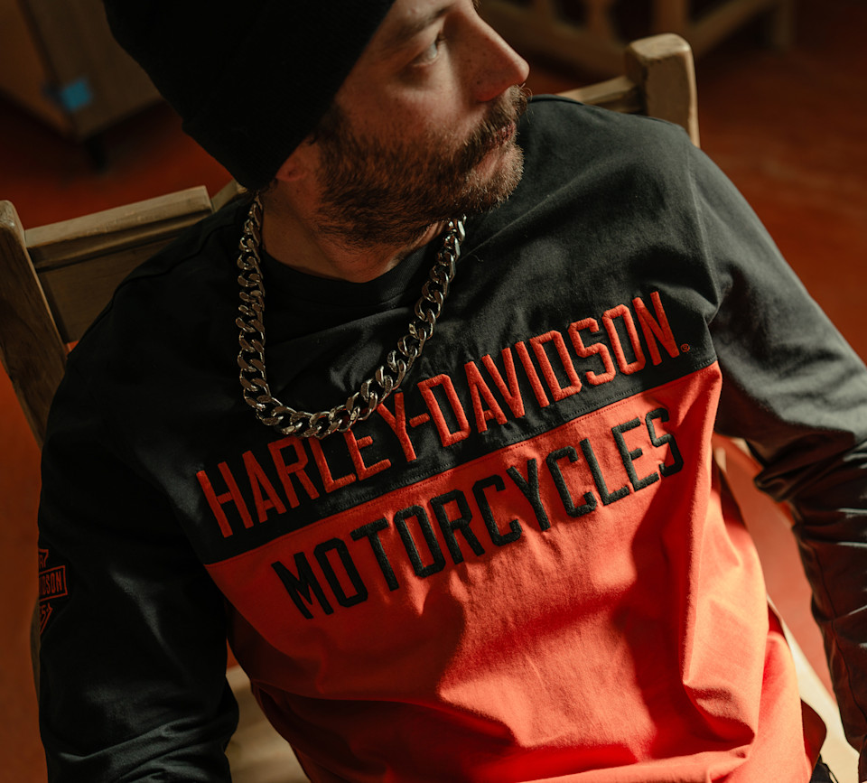 Chandail à manches longues Harley-Davidson® Essential Colorblock