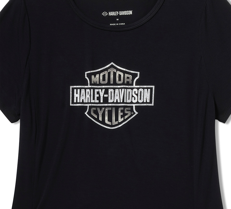 HARLEY-DAVIDSON TOP-KNIT,BLACK