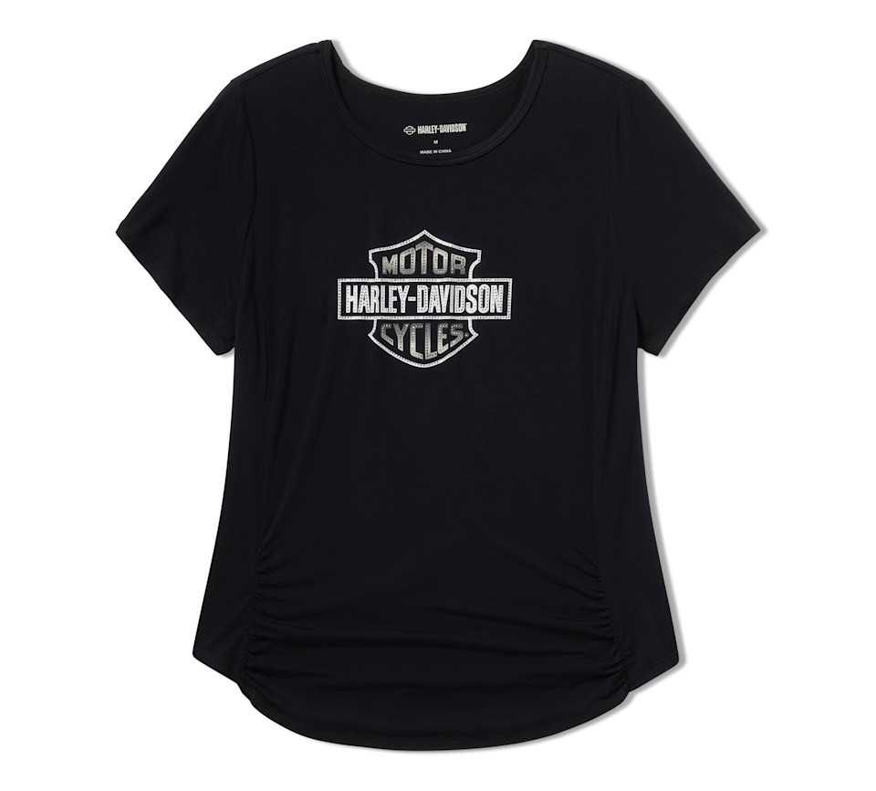 HARLEY-DAVIDSON TOP-KNIT,BLACK