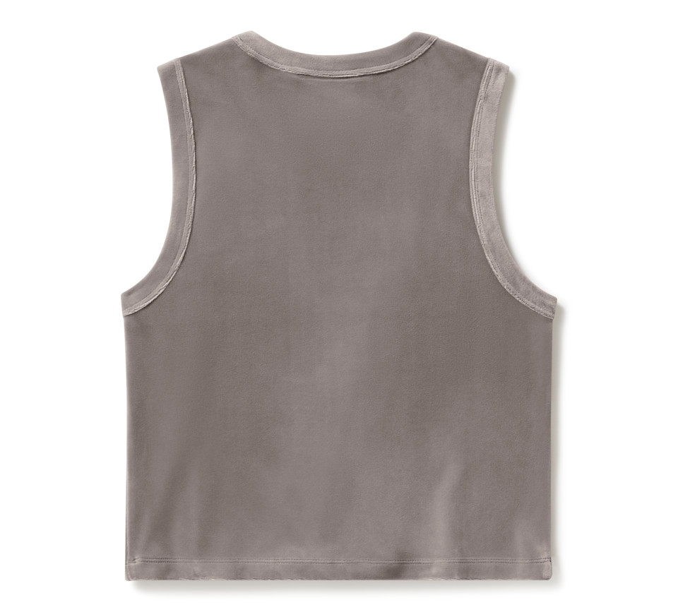 HARLEY-DAVIDSON TANK-KNIT,LIGHT TAN