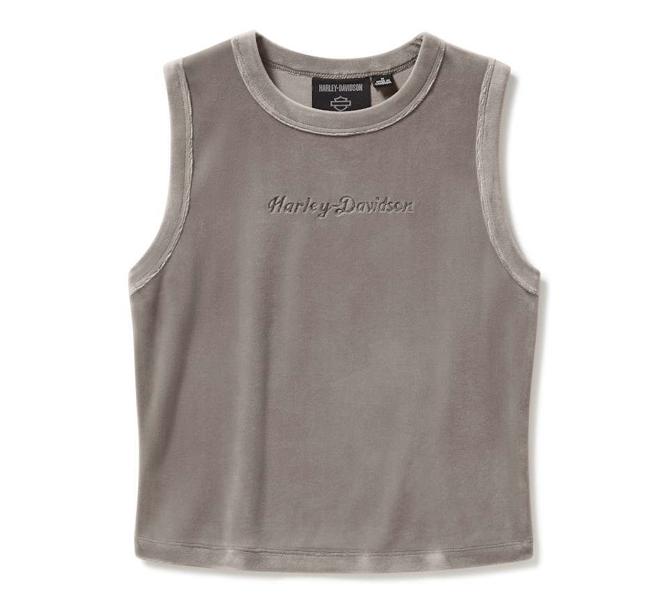 HARLEY-DAVIDSON TANK-KNIT,LIGHT TAN