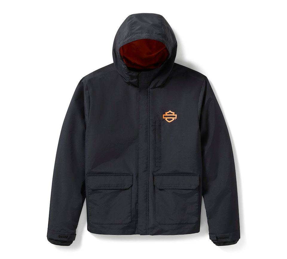 HARLEY DAVIDSON JACKET-WOVEN/KNIT,BLACK