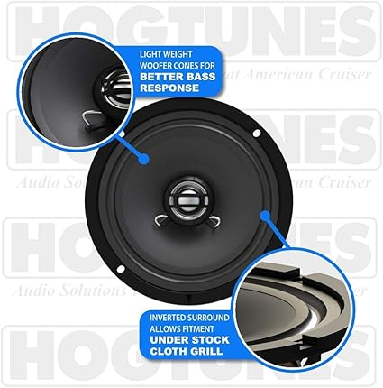 Hogtunes G4 RG KIT-RM avec amplificateur RMS 225W