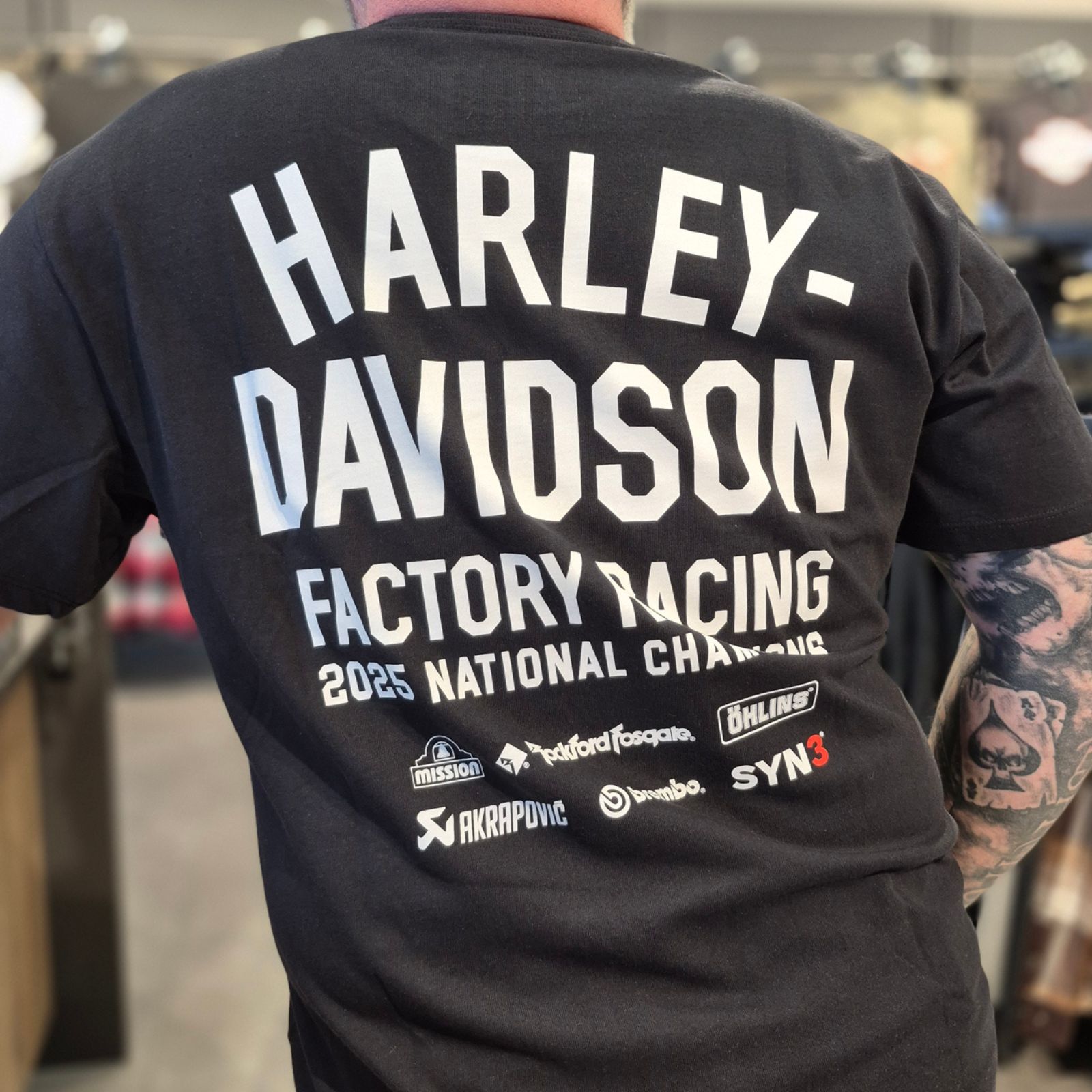 T-shirt Harley-Davidson® Champion Factory Racing Team