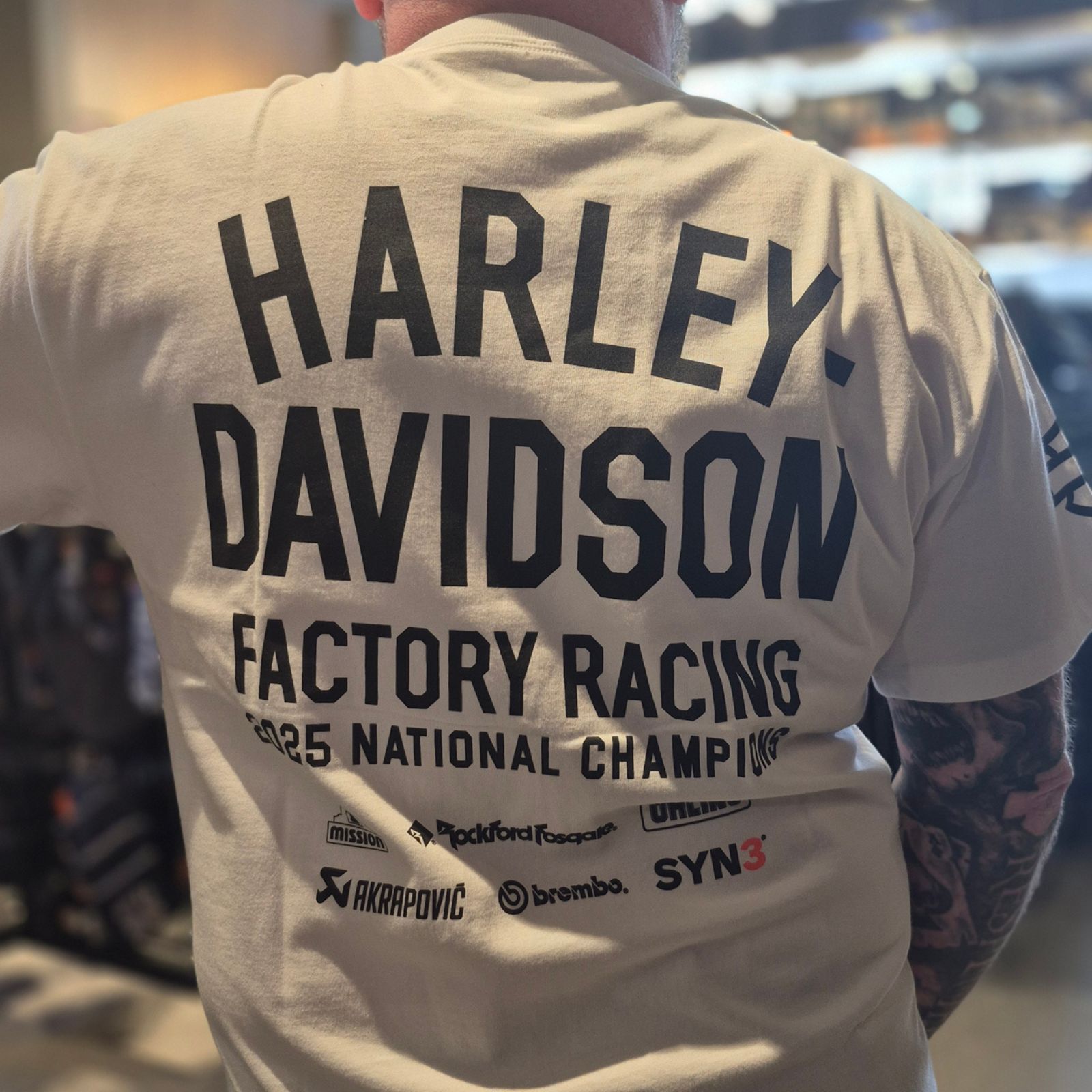 T-shirt Harley-Davidson® Champion Factory Racing Team